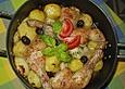 Griechische H&auml;hnchenschenkelpfanne