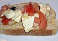 Crostini mit dreierlei Belag