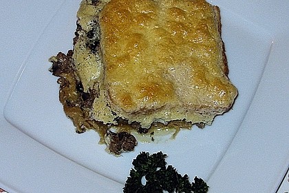 Hackfleisch - Brotauflauf 2