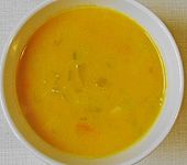 M&ouml;hren - Kokos - Suppe mit Mango (Bild)