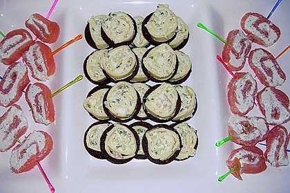 Lachsr&ouml;llchen mit Frischk&auml;sef&uuml;llung 3