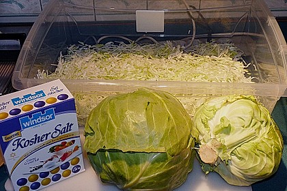 Sauerkraut in einem Glas selbst gemacht 43