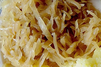 Sauerkraut in einem Glas selbst gemacht 19