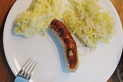 Sauerkraut in einem Glas selbst gemacht 36