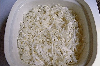Sauerkraut in einem Glas selbst gemacht 28