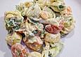 Tortellini - Salat mit Joghurt - Creme