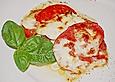 Tomate - Mozzarella Teller, &uuml;berbacken