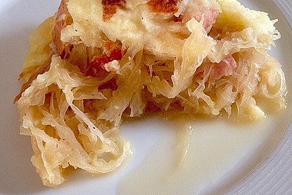 Kartoffel - Sauerkraut - Auflauf 3