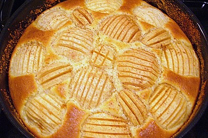 Einfacher versunkener Apfelkuchen 43