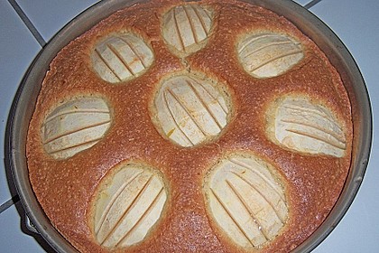 Einfacher versunkener Apfelkuchen 12