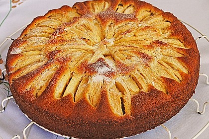 Einfacher versunkener Apfelkuchen 6