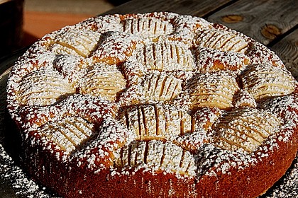 Einfacher versunkener Apfelkuchen 8