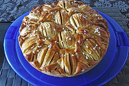 Einfacher versunkener Apfelkuchen 5