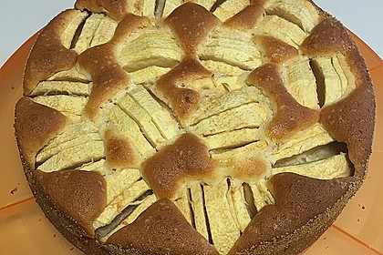Einfacher versunkener Apfelkuchen 14