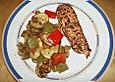 Pfeffer - Lachs mit Ratatouille