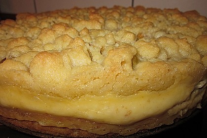 Rhabarberkuchen mit Vanillecreme und Streusel 173