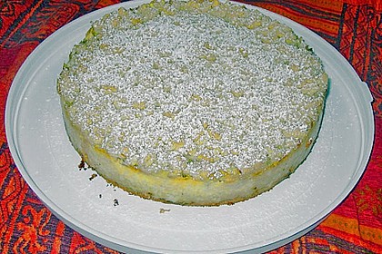 Rhabarberkuchen mit Vanillecreme und Streusel 198