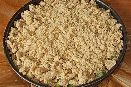 Rhabarberkuchen mit Vanillecreme und Streusel 166