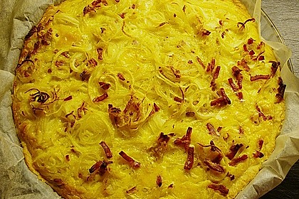 Schwäbischer Zwiebelkuchen mit Speck 12