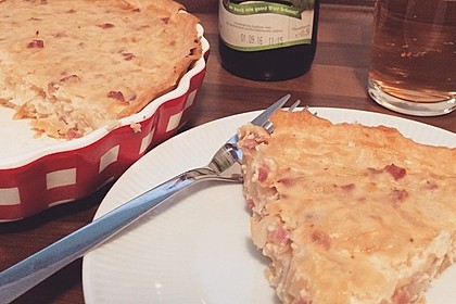 Schwäbischer Zwiebelkuchen mit Speck 7