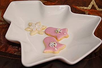 Glasierte Butterplätzchen