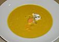 Rote Linsensuppe mit Curry