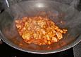 Scharfes Curryh&auml;hnchen  aus dem Wok mit Reis