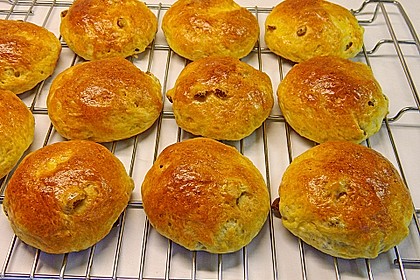 Quark-Rosinenbrötchen 11