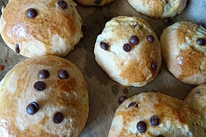 Quark-Rosinenbrötchen 4