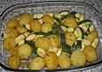 Marinierte Kartoffeln mit Zucchini