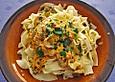 Nudeln mit Champignon-Karotten-Sahnesauce