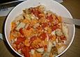 Schneller Fenchelauflauf mit Tomaten und altem Brot