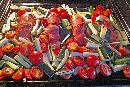 Lachs im Nudelbett 2