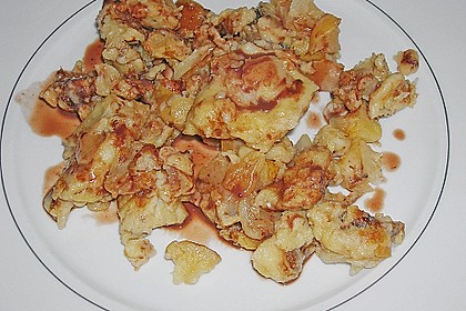 Apfelschmarrn mit Nussnougatsauce 4