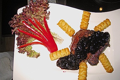 Filetsteak mit einer Zwiebel-Rotwein So&szlig;e 2
