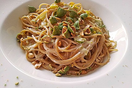 Linguine mit Kokos-Limetten Sauce