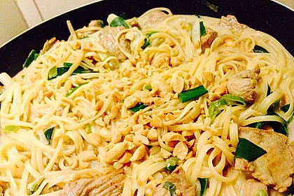 Linguine mit Kokos-Limetten Sauce 10