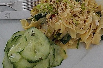 Linguine mit Kokos-Limetten Sauce 3
