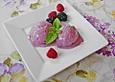 Cremiges Brombeer-Himbeereis