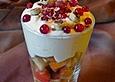 Obstsalat mit Eierlik&ouml;rcreme