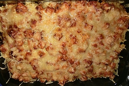 Leckerer Nudelauflauf mit Fleischk&auml;se/Leberk&auml;se 2