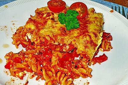 Leckerer Nudelauflauf mit Fleischk&auml;se/Leberk&auml;se 7