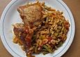 Nudelpfanne mit H&auml;hnchen