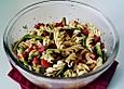 Nudelsalat mit Bohnen
