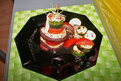 Gem&uuml;set&uuml;rmchen mit Ziegenk&auml;se und Honig
