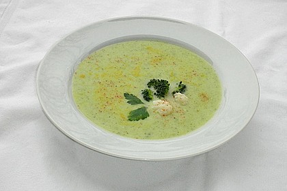 L&eacute;andras fixe Blumenkohl-Brokkoli Cremesuppe