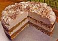 Cappuccino Sahnecreme-Torte