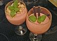 Himbeer-Minz-Dessert