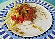 Currywurstso&szlig;e wie von der Pommesbude