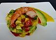 Avocado-Mango Salsa mit Garnelen